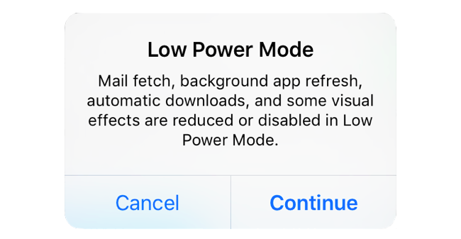 How to Enable and Disable Low Power Mode on iOS 11.